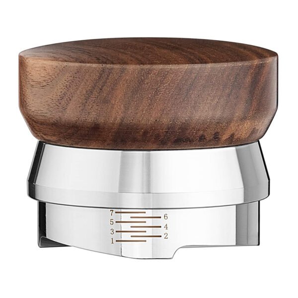 CoffeeTeck 58.5mm Espresso Distributor with Walnut Handle - Image 3
