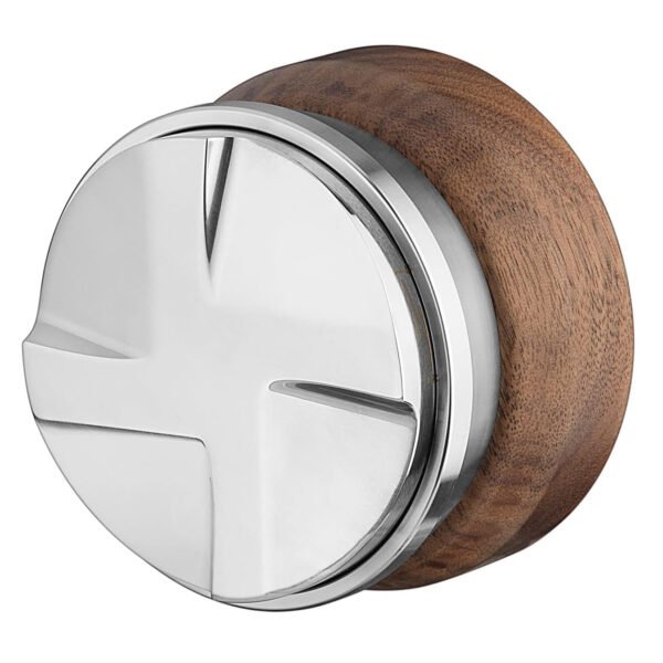 CoffeeTeck 58.5mm Espresso Distributor with Walnut Handle