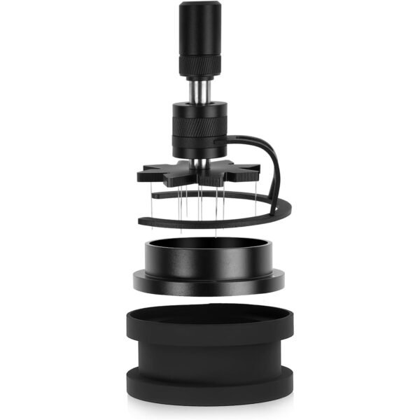 CoffeeTeck 54mm Espresso Distribution Tool with Adjustable Needle Height